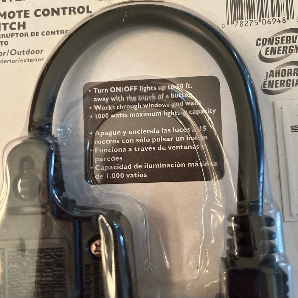 Remote Control Switch - Black - Picture 3 of 5